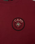 COMPASS SWEATER BORDEAUX