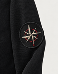 CAPO HOODIE BLACK STAR PATCH ARM MEN