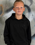 Sudadera con capucha CAPO KIDS, estrella negra en la espalda