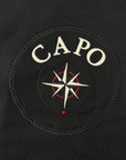SUDADERA JUNIOR CON CAPUCHA COMPASS NEGRA