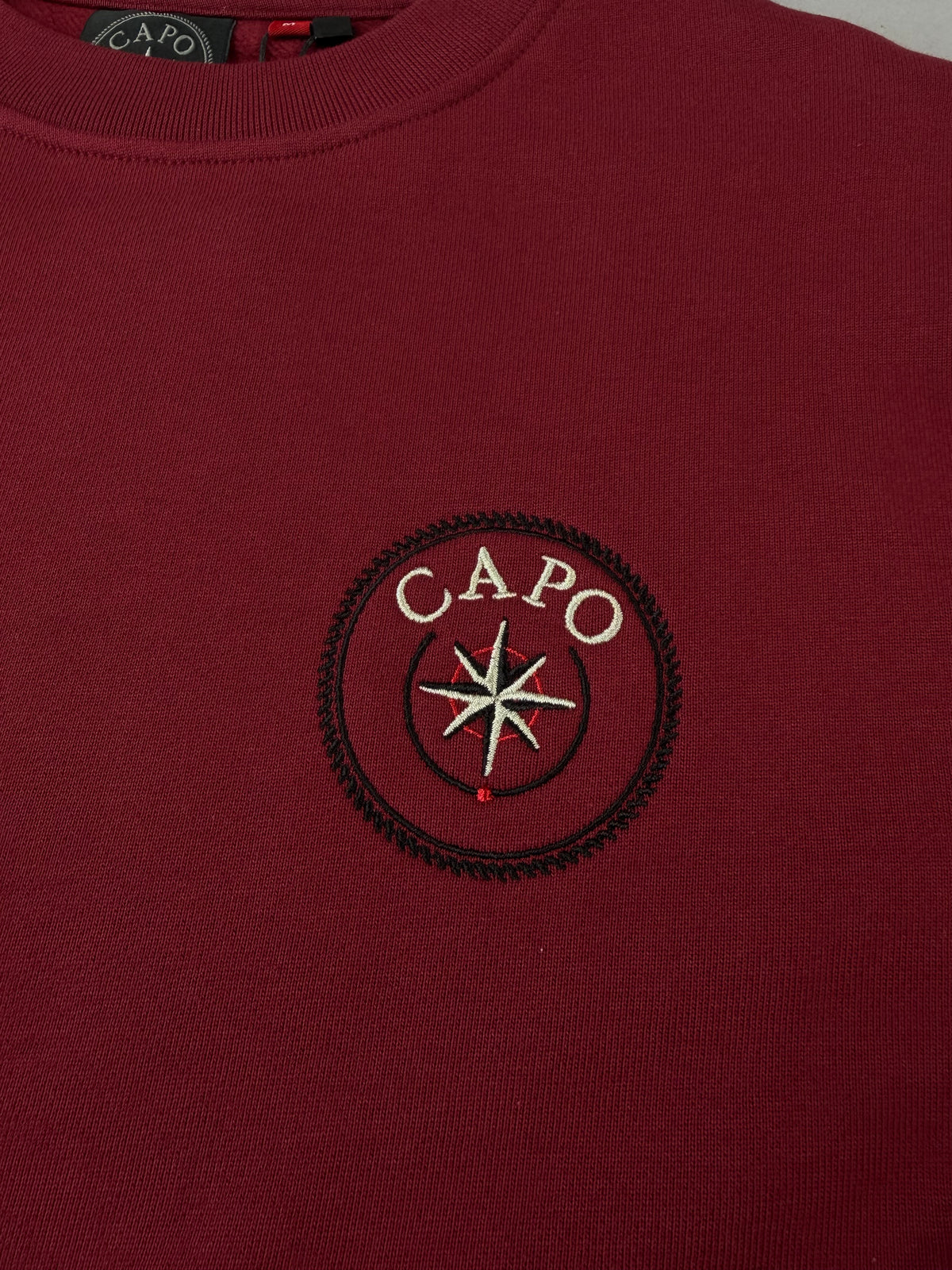 COMPASS SWEATER BORDEAUX