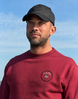 COMPASS SWEATER BORDEAUX