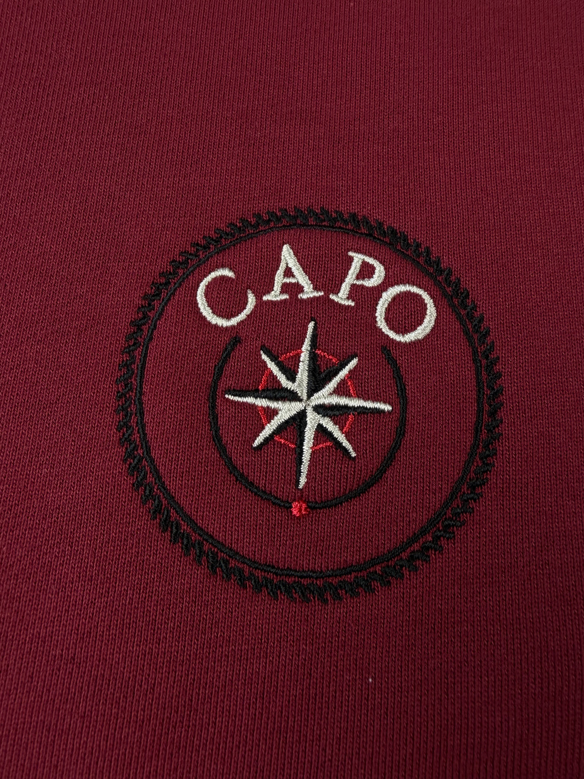 COMPASS SWEATER BORDEAUX