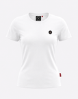 CAPO Women’s Signature Patch T-Shirt – White